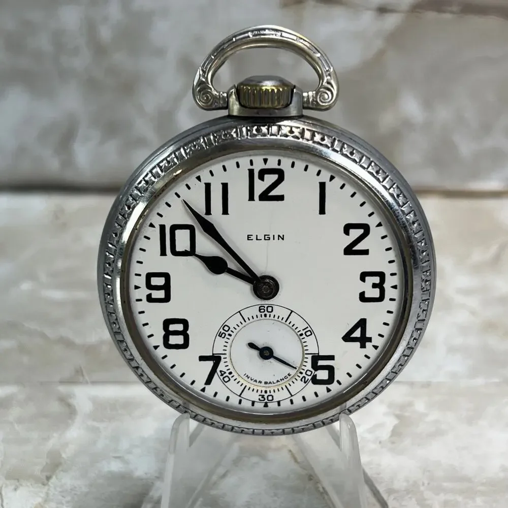 1924 Elgin BW Raymond Grade 472 Model 15 Jewel 21 Size 16s Pocket Watch **READ**